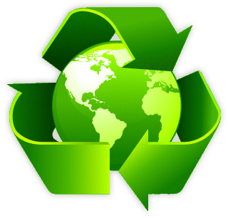 green trash removal logo