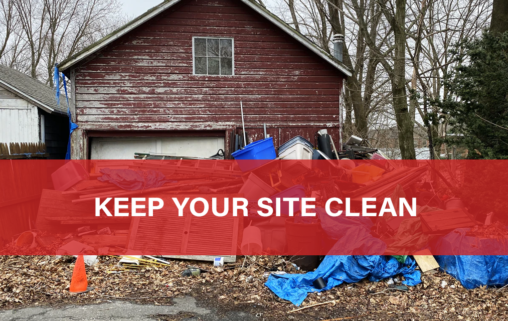 keep your property clean picture